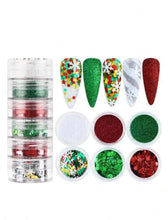 Charger l'image dans la galerie, Poudre paillette flocon Noël