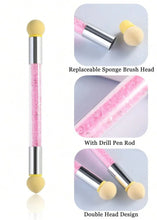 Charger l'image dans la galerie, Éponge Dégradée, pinceau à deux têtes - Rose
