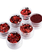 Charger l'image dans la galerie, Décorations Paillettes et Cœurs Rouges Saint Valentin