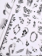 Charger l'image dans la galerie, 2 feuilles Stickers autocollants Feuillage printanier / Nail Art