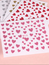 Charger l'image dans la galerie, 6 pièces Stickers autocollants Cœurs Saint Valentin