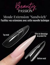Charger l'image dans la galerie, Moule Extension "Sandwich" – Double Popit / Dual Nail Form - 240 pièces