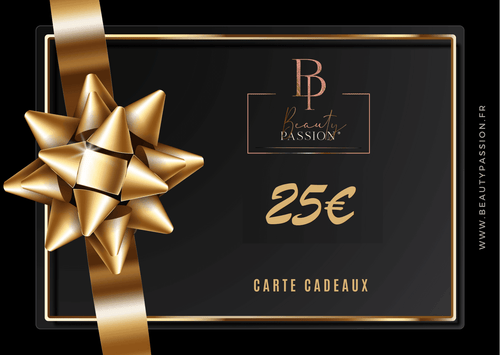 CARTES CADEAUX 25€/ 35€/ 50€/ 100€ - Beauty Passion