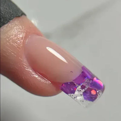 French avec incrustation Paillettes