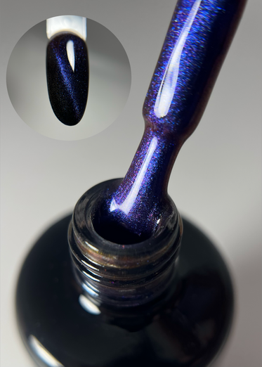 vernis cat eyes bleu