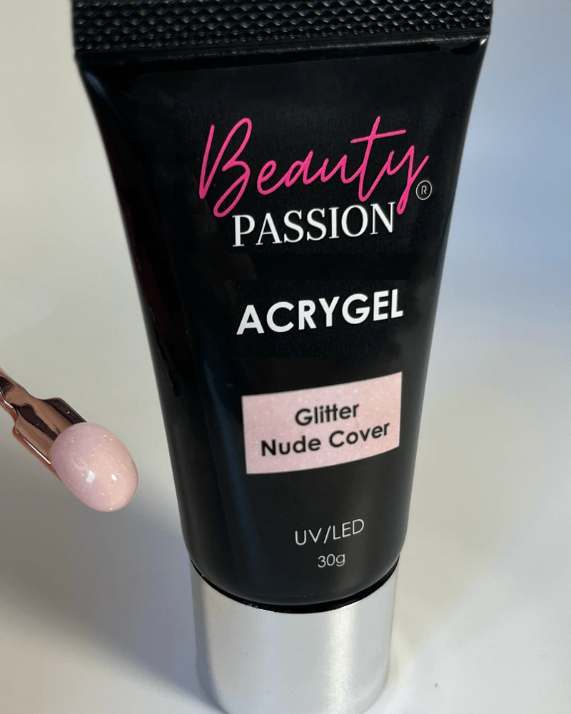 Acrygel 30ml - GLITTER NUDE COVER - Beauty Passion