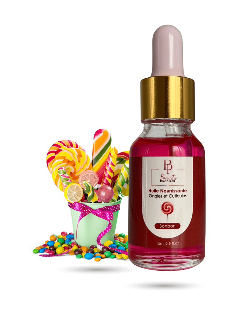 Huile nourrissante Ongles et Cuticules - Parfum Bonbon