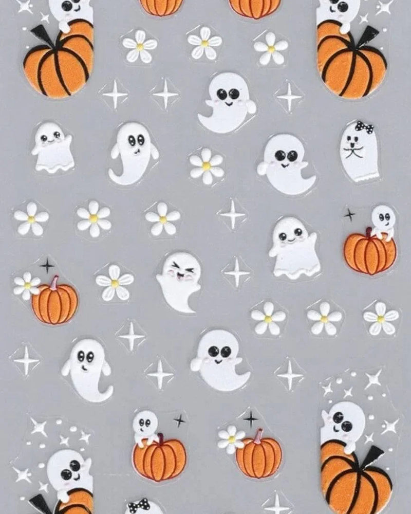 Stickers Halloween Citrouille