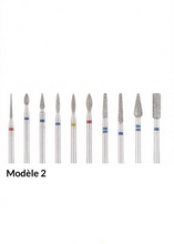 Charger l&#39;image dans la galerie, Set 10 embouts Professionnels - Ponceuse Ongles
