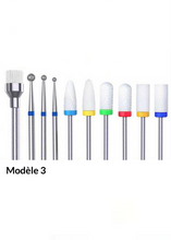 Charger l&#39;image dans la galerie, Set 10 embouts Professionnels - Ponceuse Ongles
