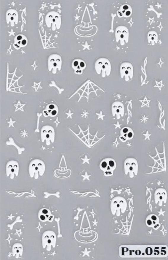 Stickers Halloween Tête de Mort