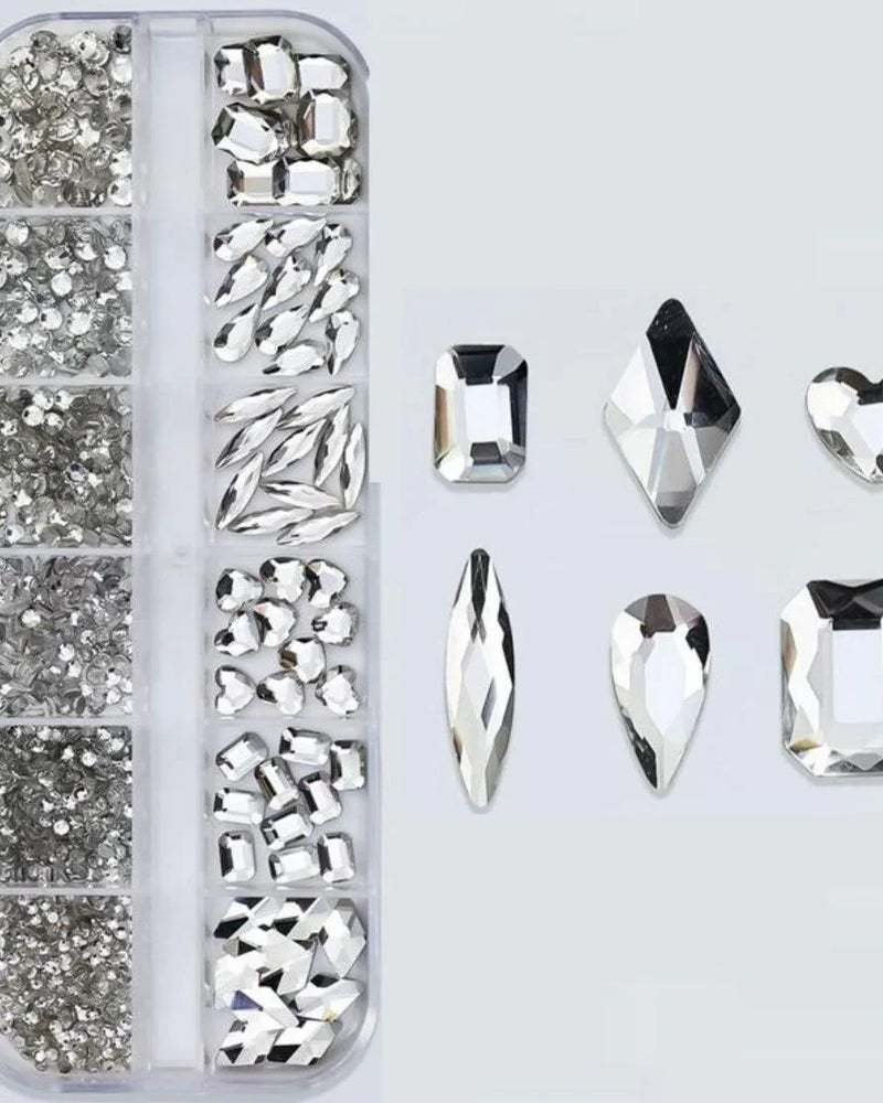 Strass 3D Nail art
