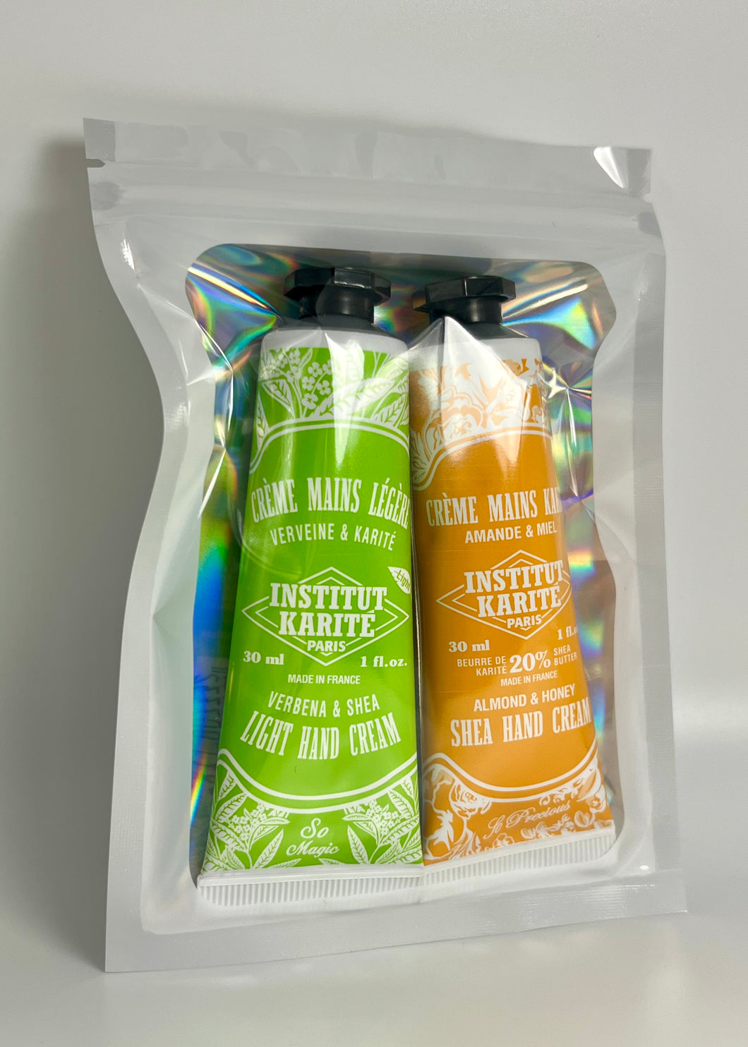 Lot de 2 Crèmes Mains Karité Paris – Verveine & Amande Miel (2x30ml)