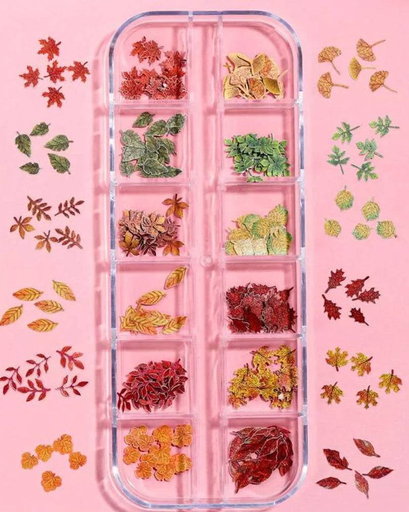 Décorations Fleurs Automne 🍂 pour Ongles - Nail Art