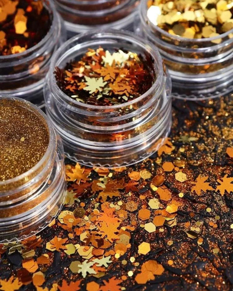 Décoration paillettes Automne