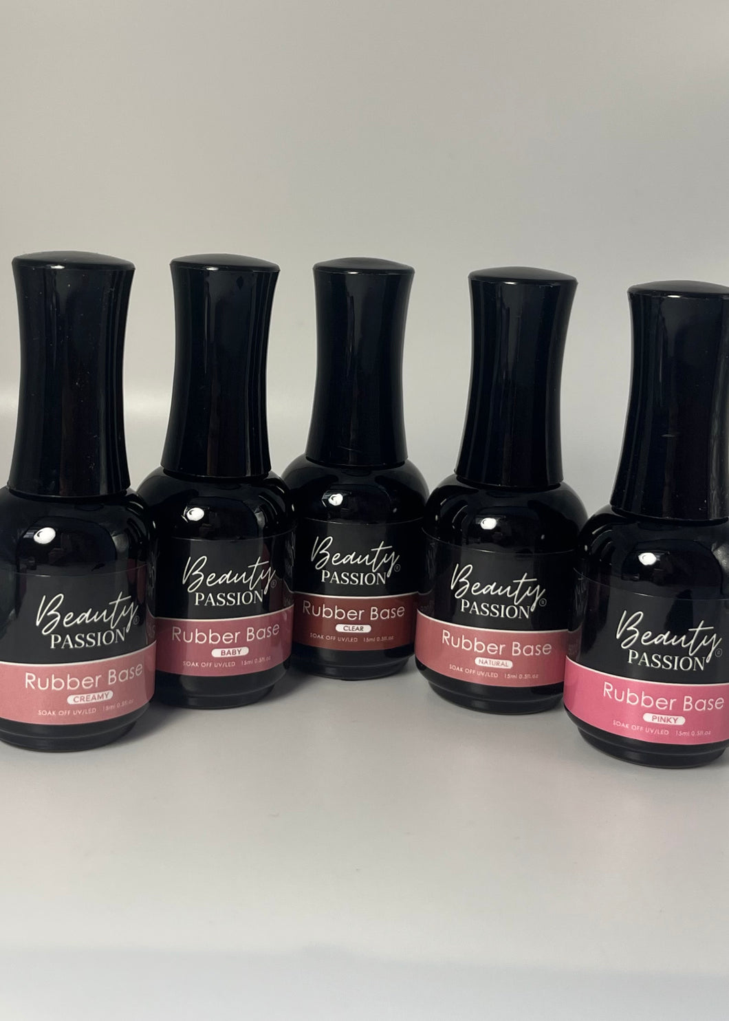 Pack Rubber Base HD (x5) - 15ml