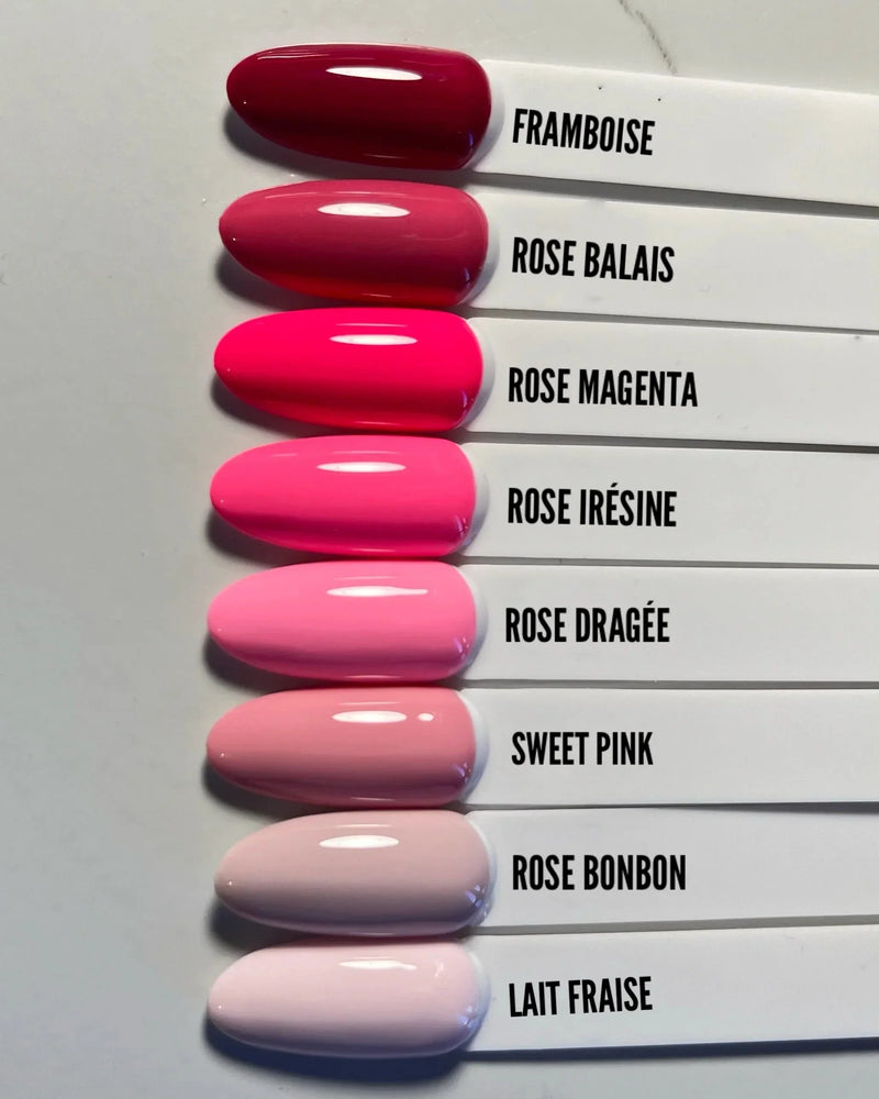 vernis semi permanent rose