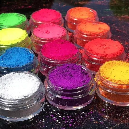 12 pots Poudre acrylique Néon - Beauty Passion