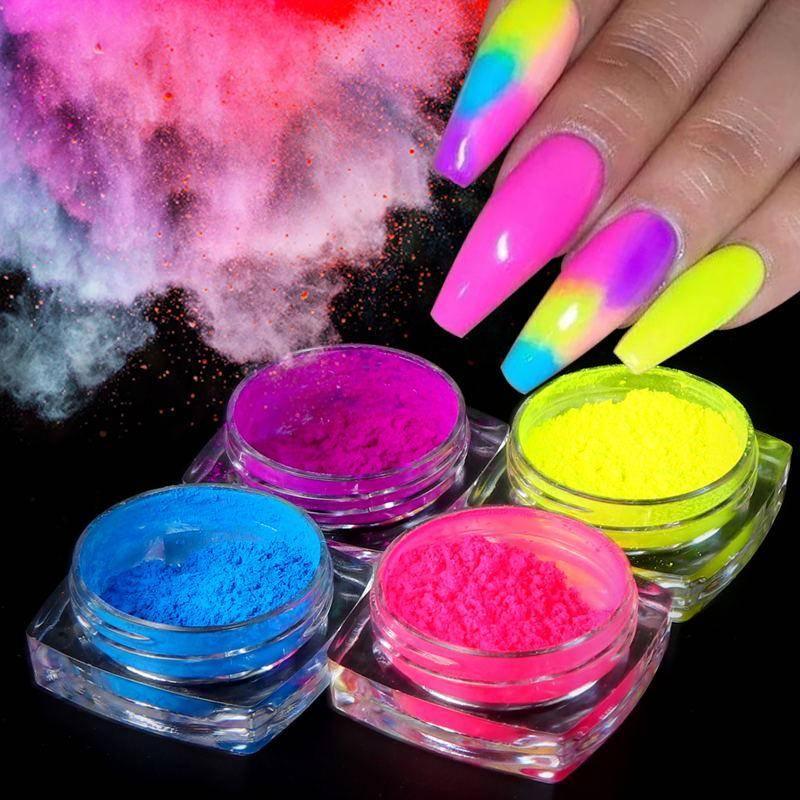 12 pots Poudre acrylique Néon - Beauty Passion
